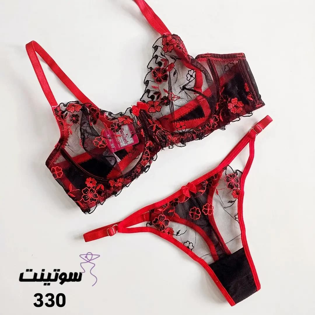 ست لباس زیر فانتزی برند طرفه کد 330 — تصویر ۵