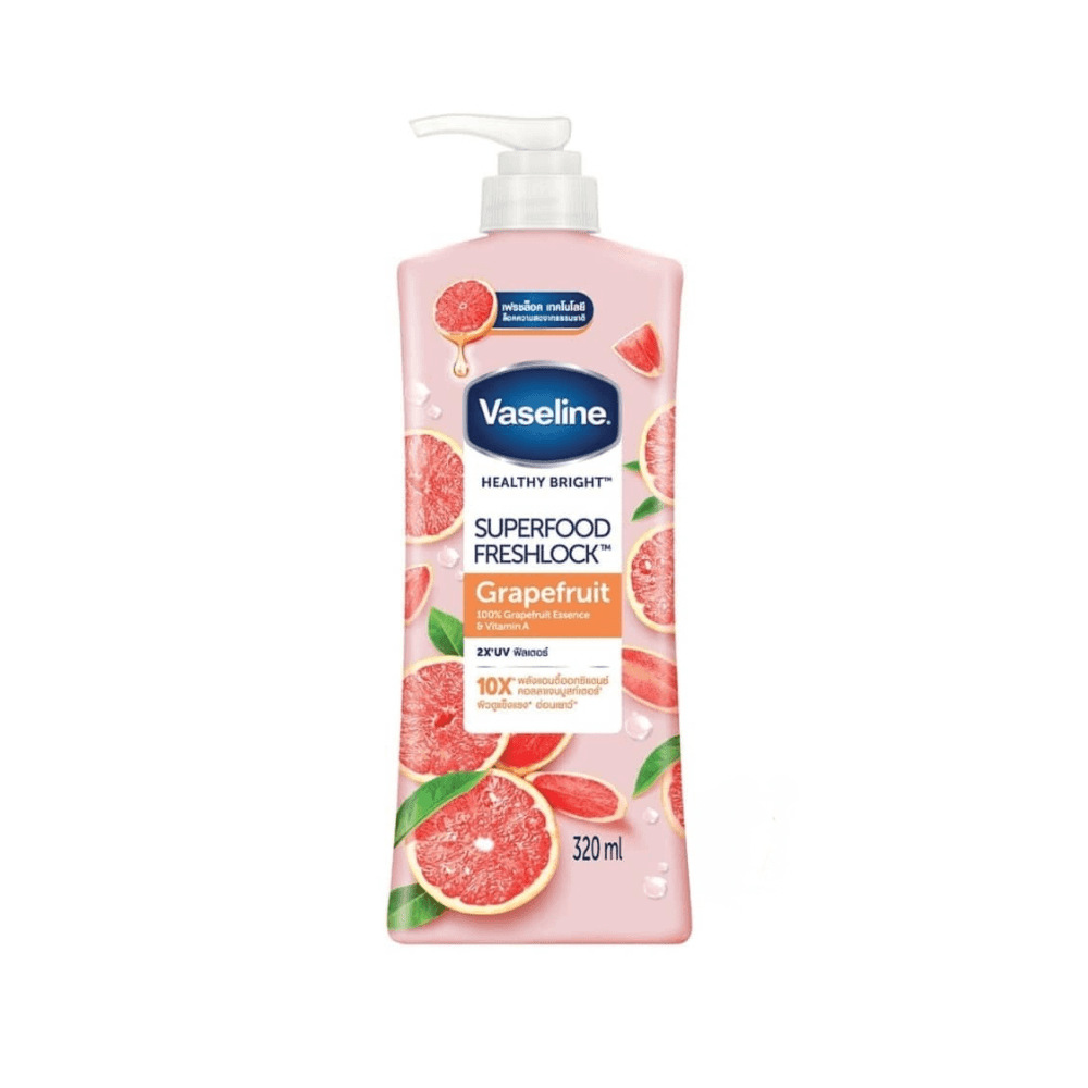 لوسیون بدن سوپرفود رایحه گریپ فروت وازلین Vaseline superfood freshlock grapefruit