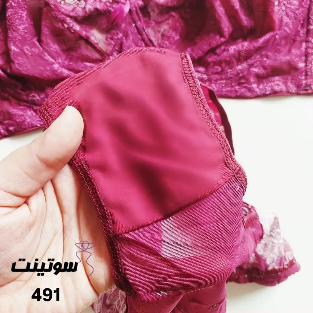 ست لباس زیر گیپوری زنانه انوشه 491 — تصویر ۶