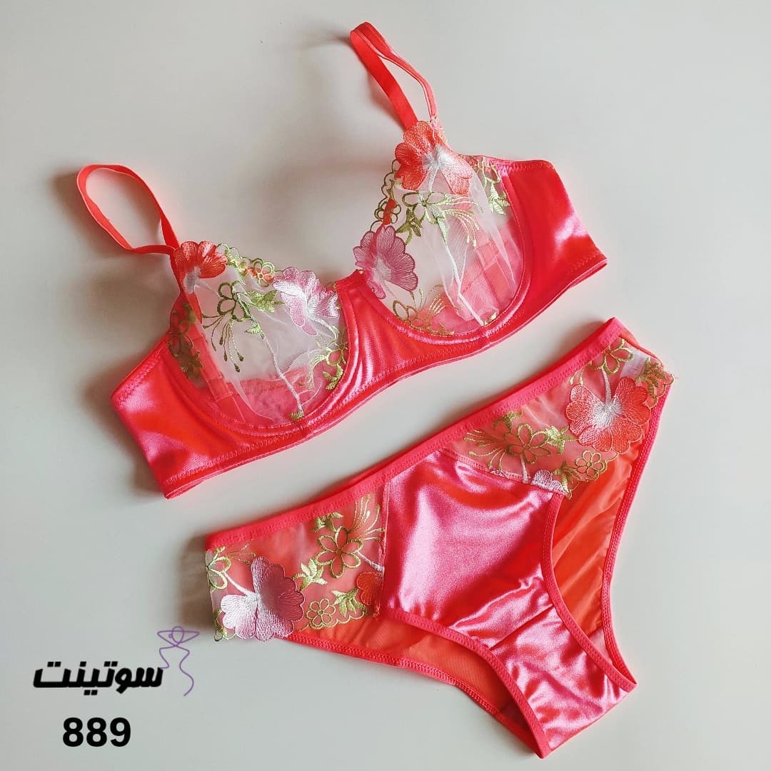 ست لباس زیر توری فانتزی 889