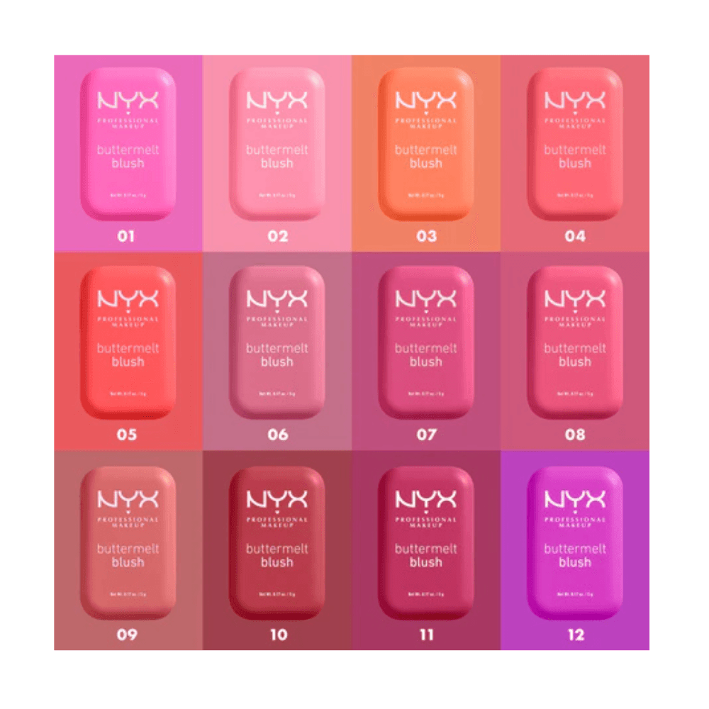 رژگونه پودرى Buttermelt نيكس NYX — تصویر ۵