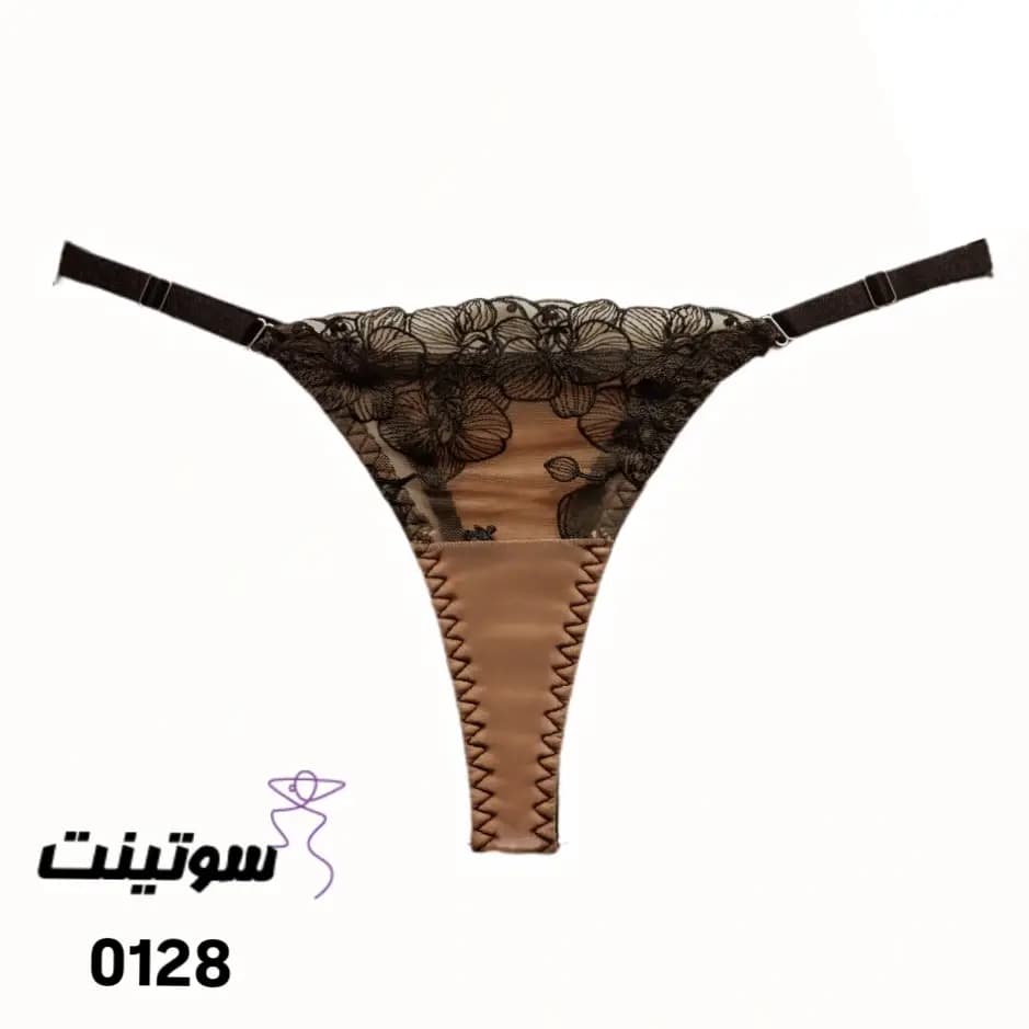 ست لباس زیر زنانه توری کد 0128 — تصویر ۱۰
