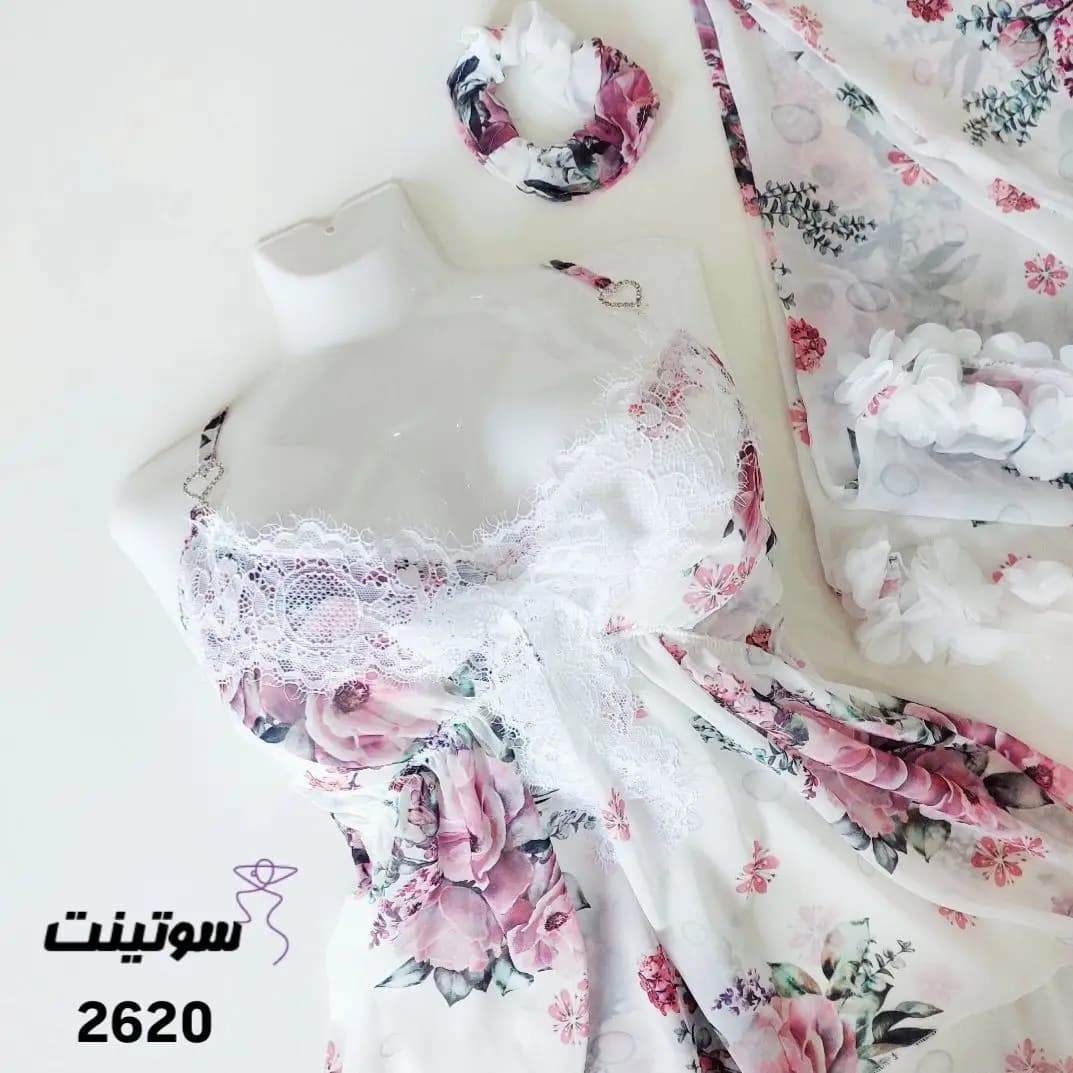تاپ شلوارک ساتن خواب فانتزی 2618 — تصویر ۹