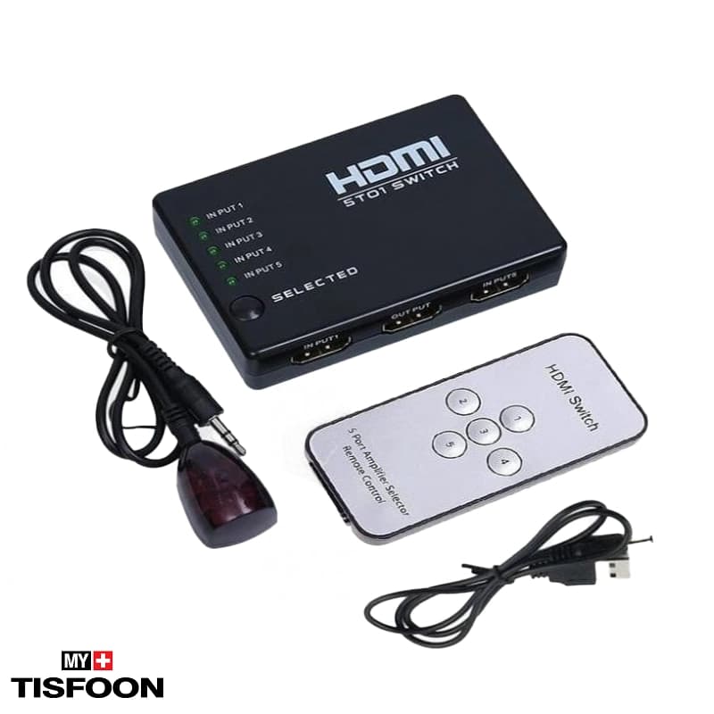 سوییچ HDMI پنج پورت وی نت مدل V-SWHD1405 — تصویر ۳