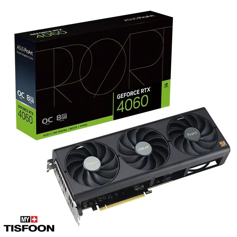 کارت گرافیک ایسوس مدل ProArt GeForce RTX™ ۴۰۶۰ OC edition 8GB GDDR6
