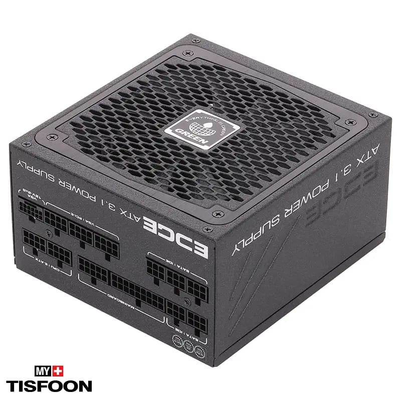 منبع تغذیه کامپیوتر گرین مدل GP1000B-EDGE — تصویر ۲