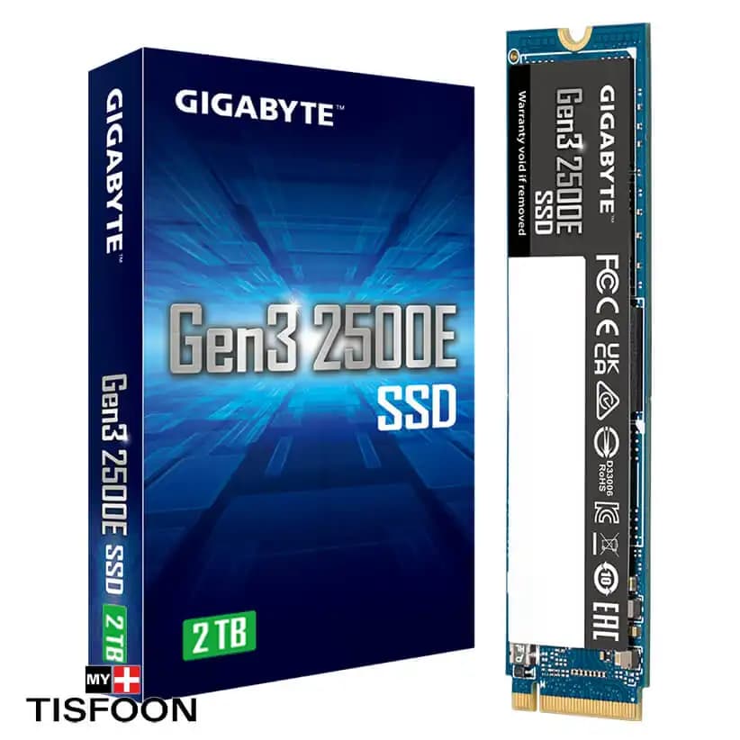 SSD گیگابایت مدل Gen3 2500E ظرفیت 2 ترابایت