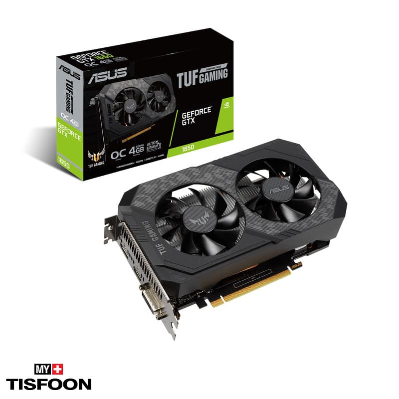 کارت گرافیک ایسوس مدل GTX 1650 OC TUF GAMING D6 4GB