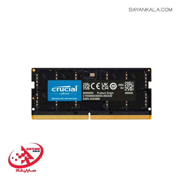 رم لپ تاپ کروشیال مدل RAM LAPTOP CRUCIAL CT16G56C46S5 16GB 5600MHZ CL46