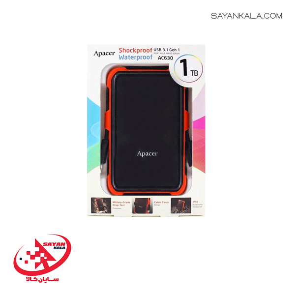هارد اکسترنال اپیسر مدل HDD EXTERNAL APACER AC630 1TB