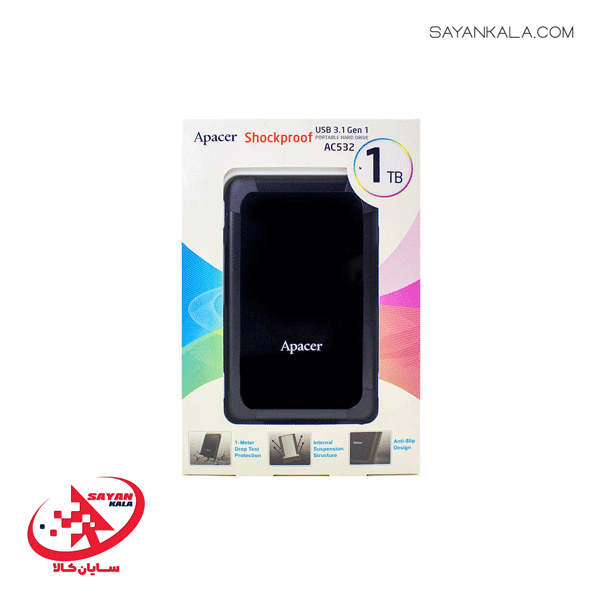 هارد اکسترنال اپیسر مدل HDD EXTERNAL APACER AC532 1TB
