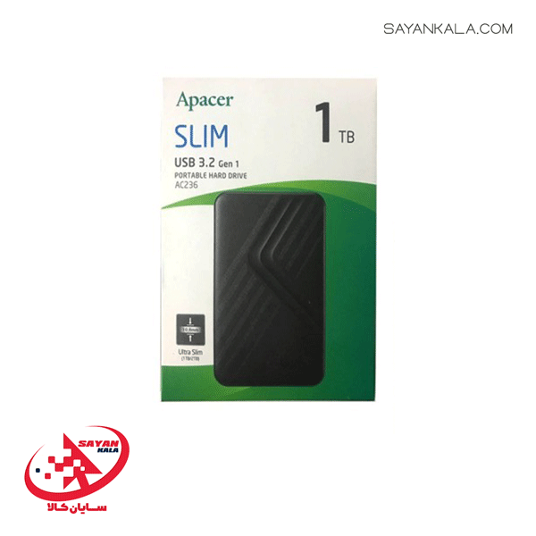 هارد اکسترنال اپیسر مدل HDD EXTERNAL APACER AC236 1TB — تصویر ۲
