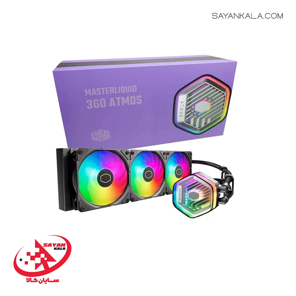 خنک کننده پردازنده مایع کولر مستر مدل CPU COOLER LIQUID COOLER MASTER ATMOS 360 — تصویر ۲
