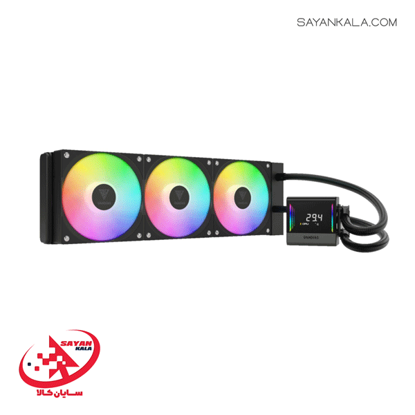 خنک کننده مایع پردازنده گیم دیاس مدل CPU COOLER LIQUID GAMDIAS CHIONE E4 420 — تصویر ۶