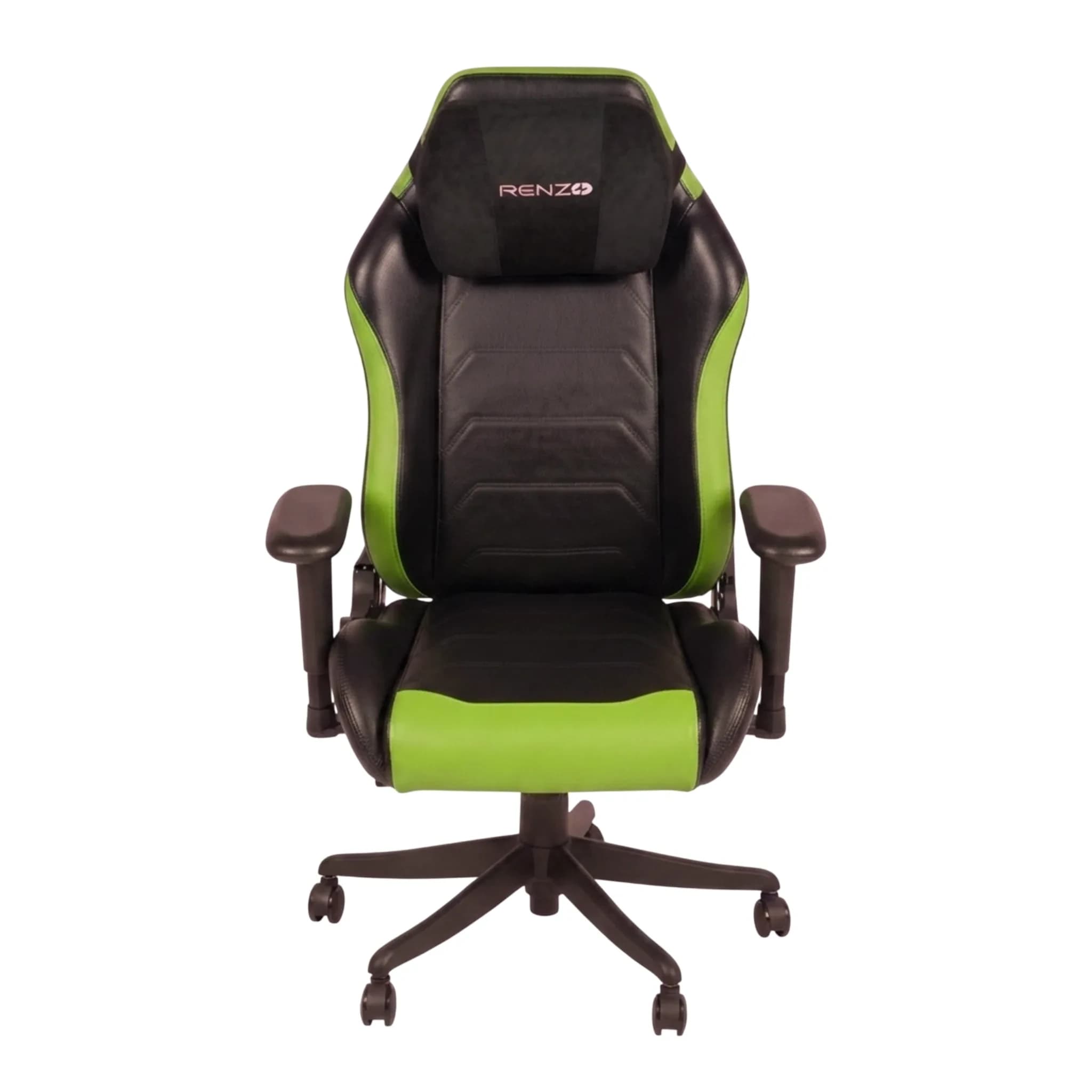 صندلی گیمینگ RENZO Imperial XL Neon Green — تصویر ۲