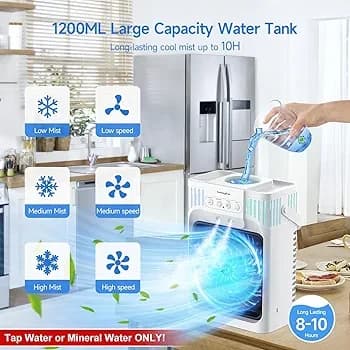 کولر رومیزی قابل حمل Coolding Fan AB-1 — تصویر ۴