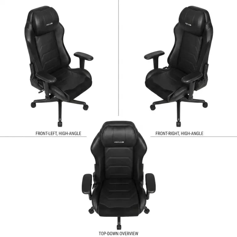 صندلی گیمینگ RENZO Imperial XL Carbon Black — تصویر ۷