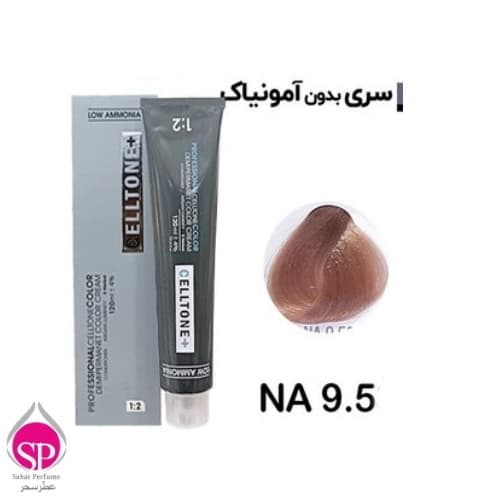 رنگ مو بدون آمونیاک سلتون شماره NA9.5 بلوند طلایی روشن