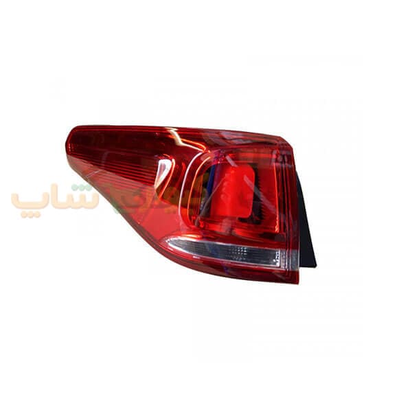 طلق شیشه یا چراغ عقب چپ روی گلگیر تیگو 7
