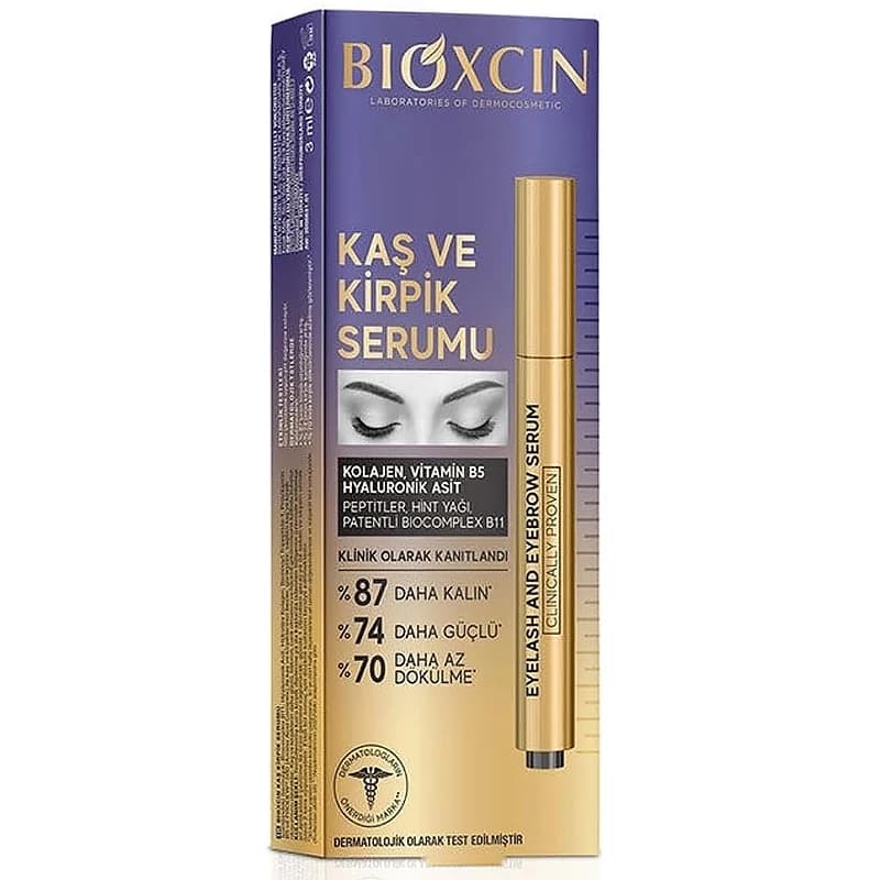 سرم تقویت مژه و ابرو بیوکسین حاوی کلاژن و هیالورونیک اسید حجم 3میل — تصویر ۱۱