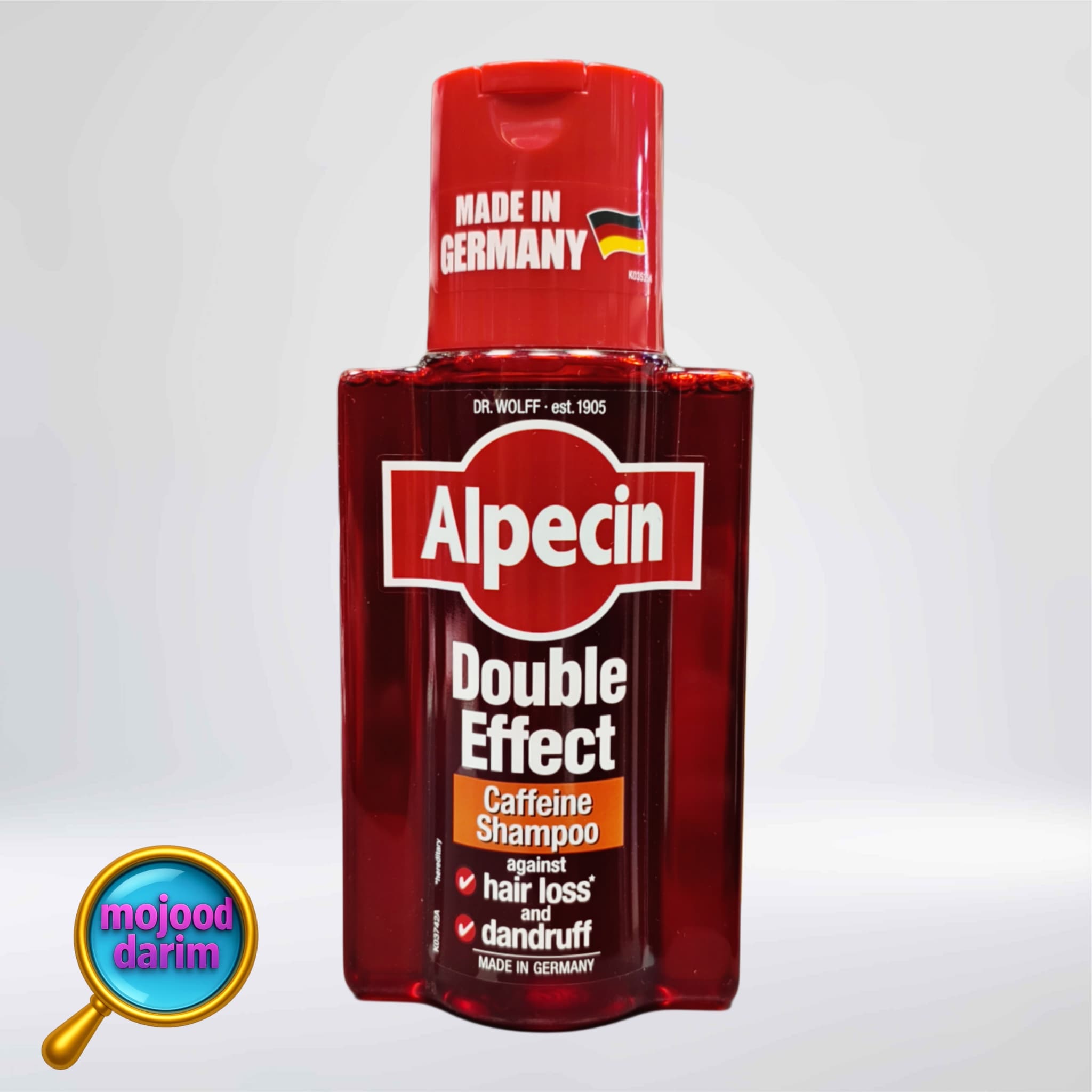 شامپو آلپسین دابل افکت ضد شوره و ضد ریزش دو برابر قوی تر | Alpecin double effect
