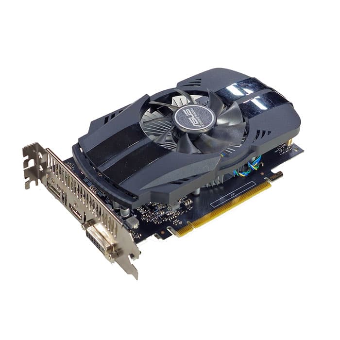 کارت گرافیک استوک 2 گیگابایت ایسوس مدل ASUS PH-GTX1050-2G تک فن
