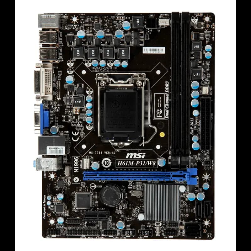مادربرد استوک MSI H61M-P31/W8