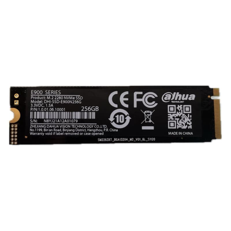 حافظه SSD استوک داهوا M2 مدل E900 با ظرفیت 256 گیگابایت