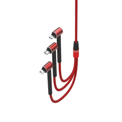 کابل تبدیل USB به MicroUSB/Lightning/USB-C تسکو مدل TC A100 طول 1.2 متر — تصویر ۷