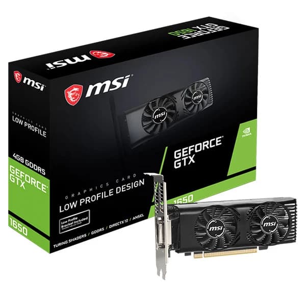 کارت گرافیک ام اس آی VGA MSI GTX 1650 4GT LOW PROFILE OCV1 دست دوم