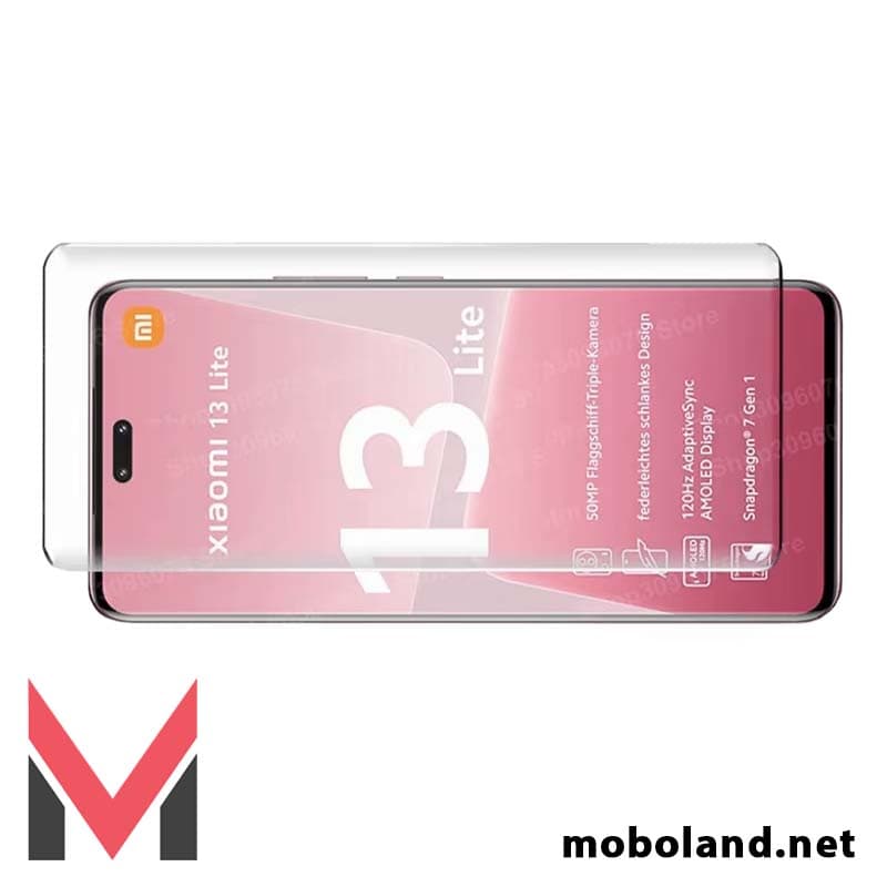 گلس یووی UV شفاف شیائومی Xiaomi 13 Lite — تصویر ۴
