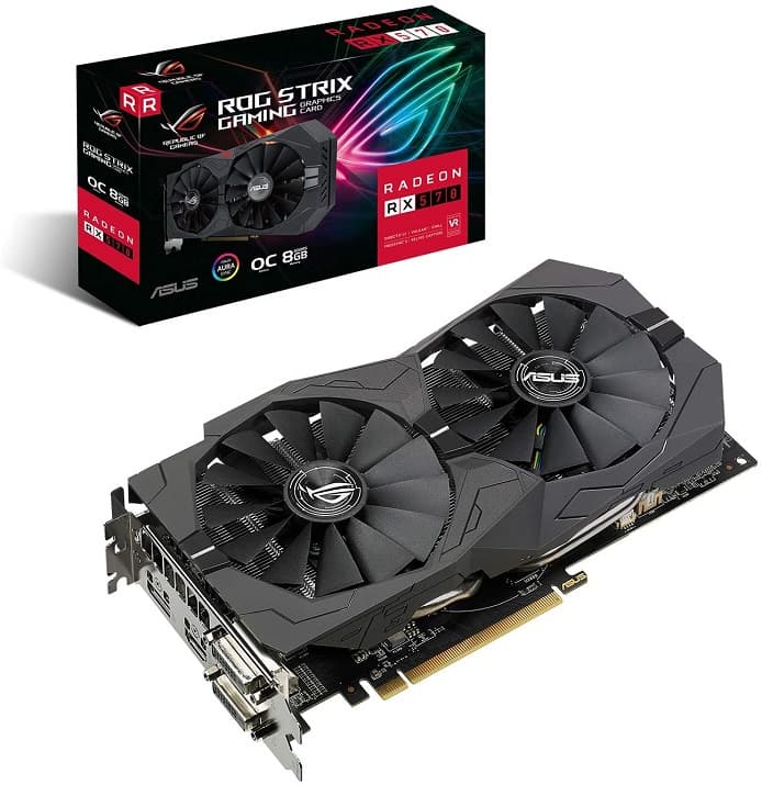 کارت گرافیک ایسوس مدل ROG STRIX RX570 O8 دست دوم — تصویر ۲