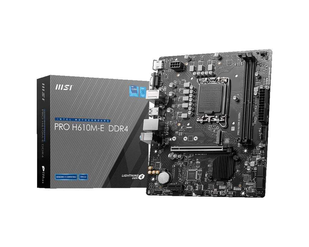مادربرد ام اس آی MOTHERBOARD MSI PRO H610M-E DDR4