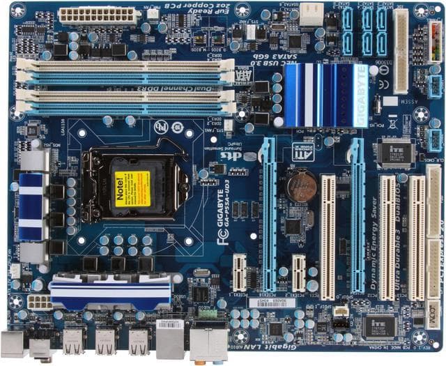 مادربرد گیگابایت دست دوم MOTHERBOARD GIGABYTE GA-P55A-UD3P