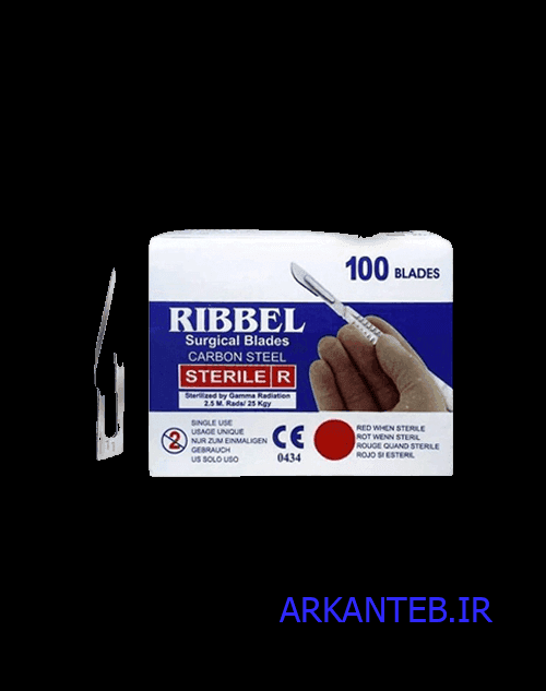 تیغ جراحی سایز 15 ریبل (100 عددی ) ( ارسال از تهران )