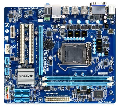 مادربرد گیگابایت دست دوم MOTHERBOARD GIGABYTE GA-H55M-S2V