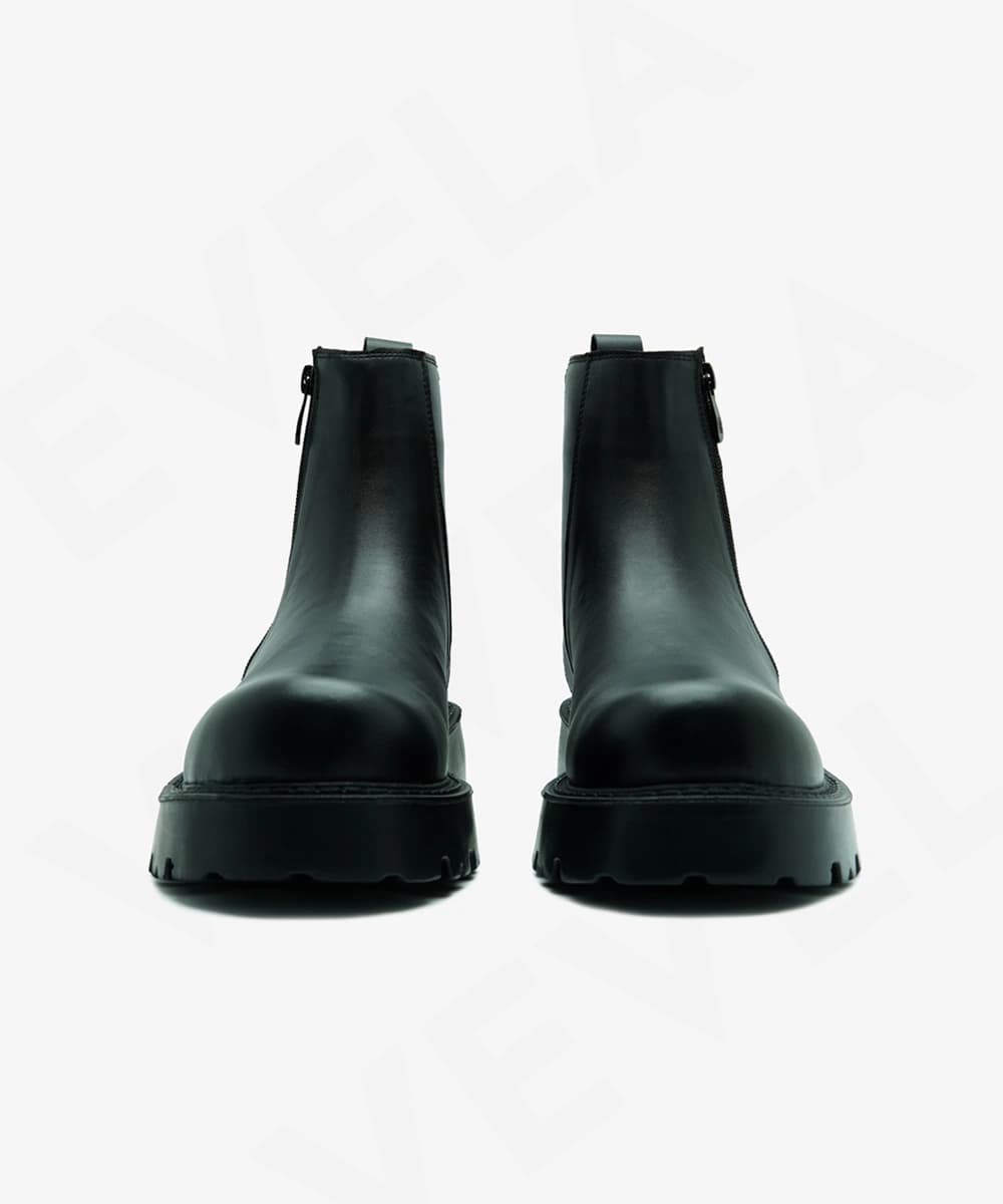 بوت چرمی دو زیپ زارا Zara Chelsea Boots — تصویر ۷