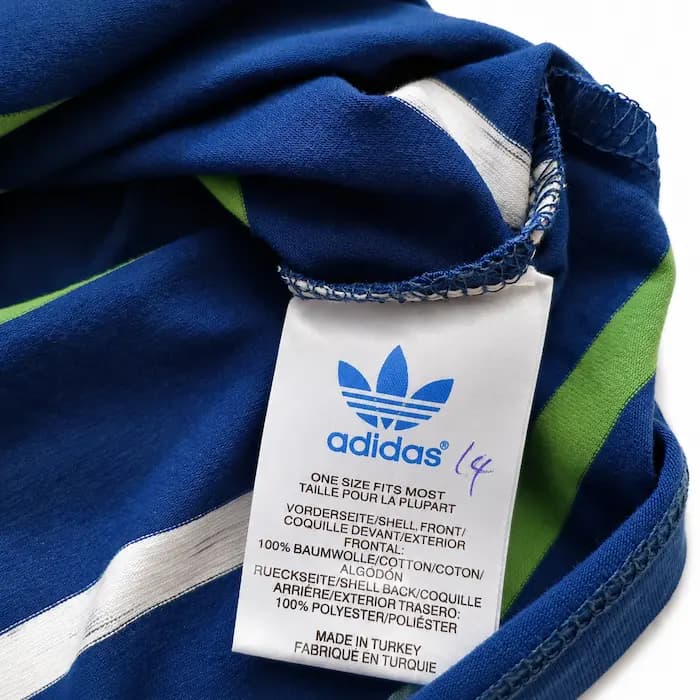 تیشرت مردانه Adidas Originals راه‌راه ساخت ترکیه — تصویر ۵