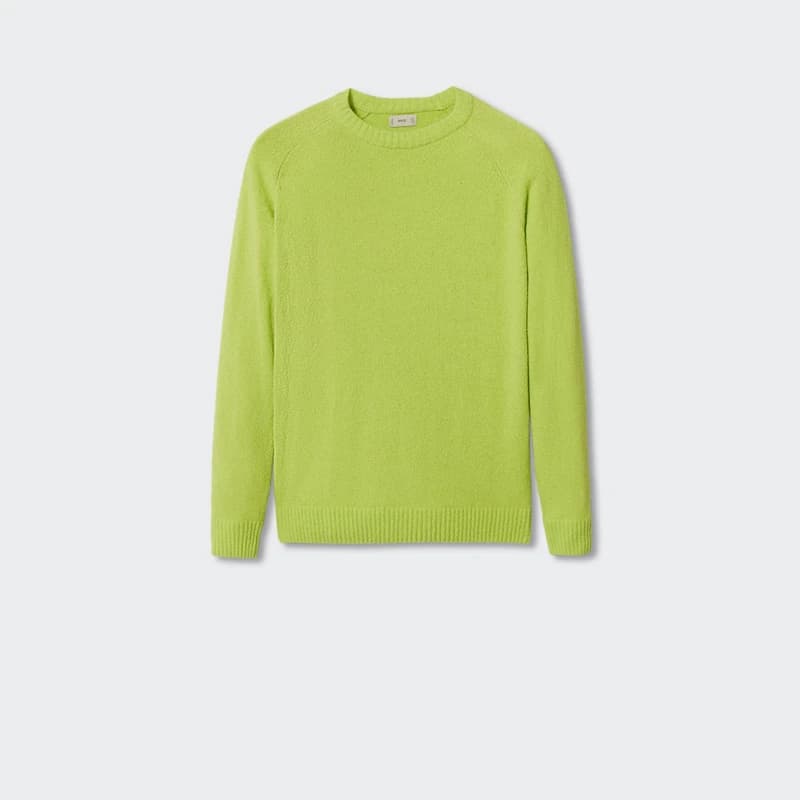پلیور مردانه مانگو مدل Bouclé Knit Sweater