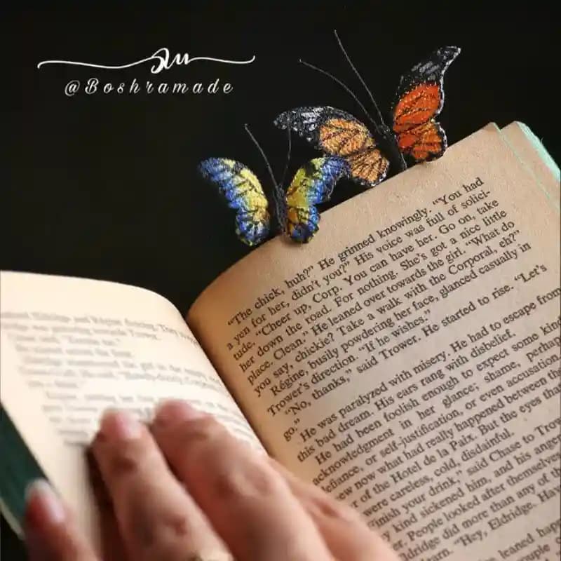 بوکمارک مدل پروانه|کدB101 — تصویر ۸