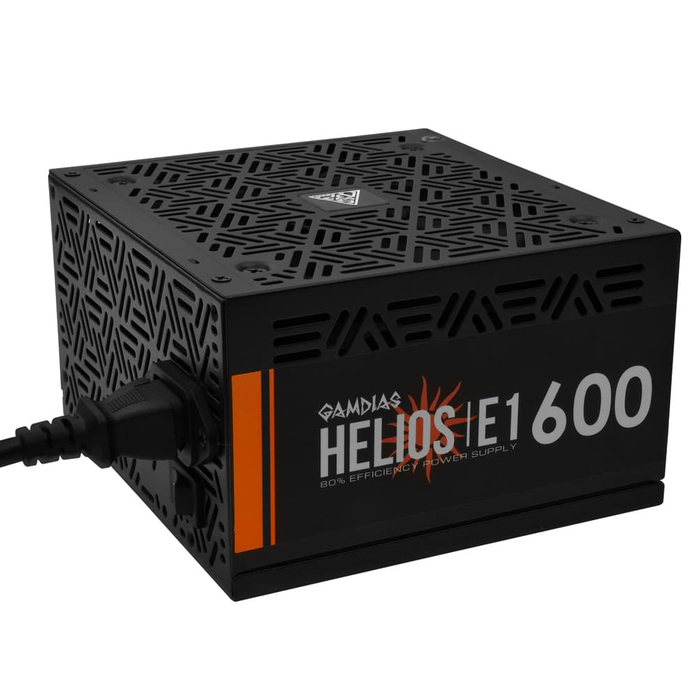 پاور 600 وات وایت مدل gamdias helios e1 600 پلمپ — تصویر ۳