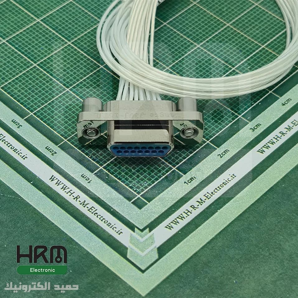 کانکتور J30J-15TJL سیمدار 20 سانتی‌متر