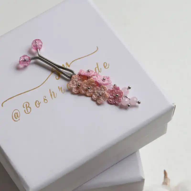 گیره روسری گل ریز کد 80261