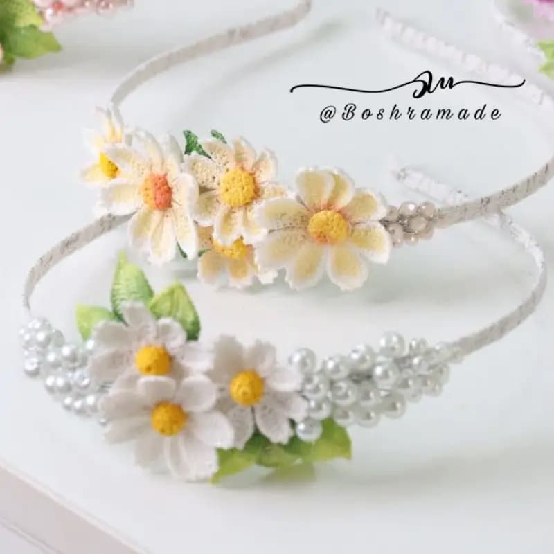 تل مو گل بابونه کد 6952 — تصویر ۲