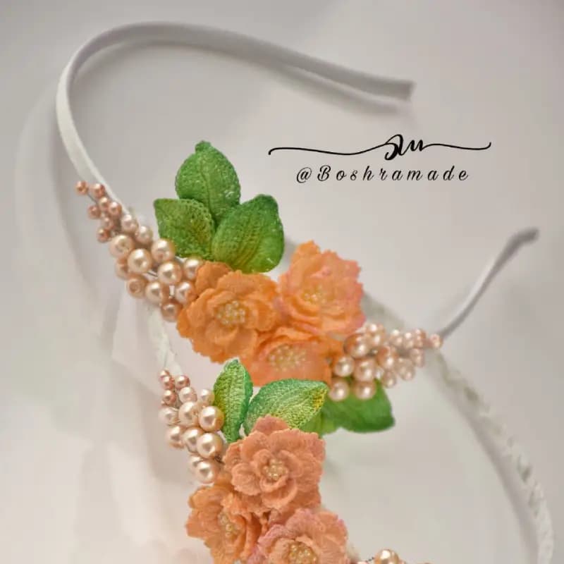 تل مو گل پیونی کد 6614 — تصویر ۲