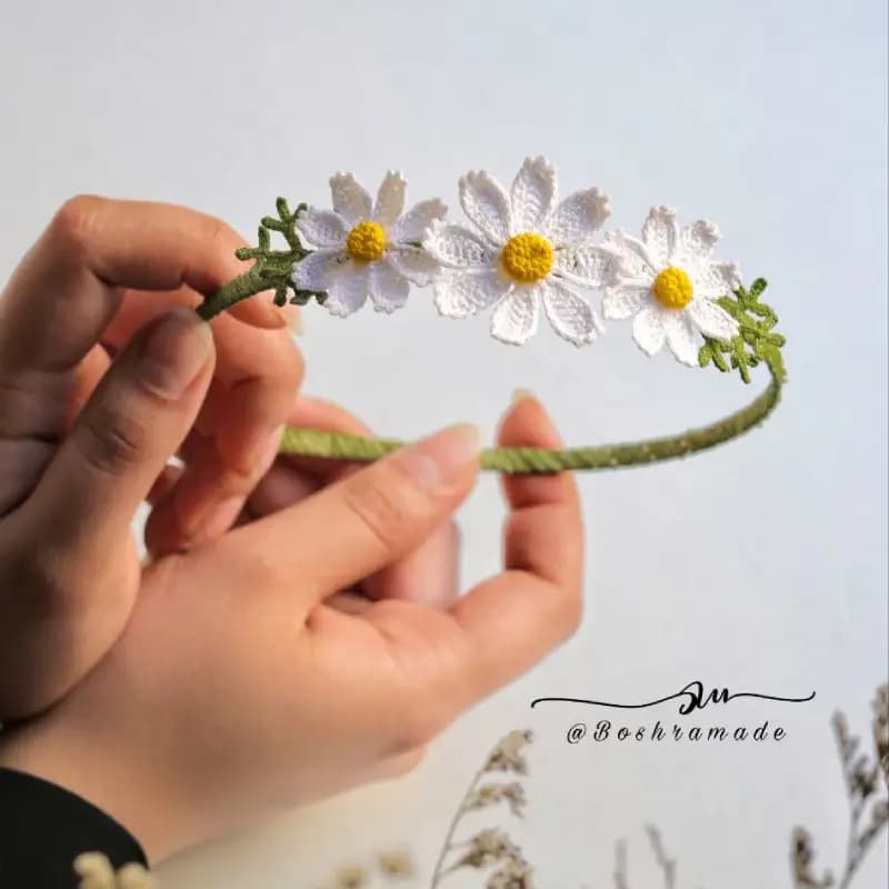 تل مو گل بابونه کد 7749 — تصویر ۴