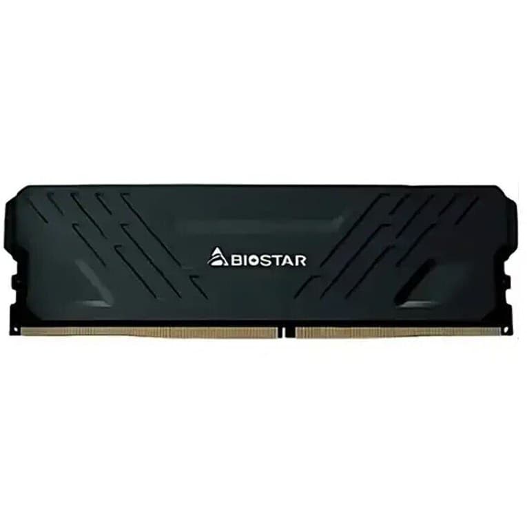 رم کامپیوتر بایوستار 16 گیگ ddr4 تک چنل با فرکانس 3200 cl16 مدل storm v پلمپ