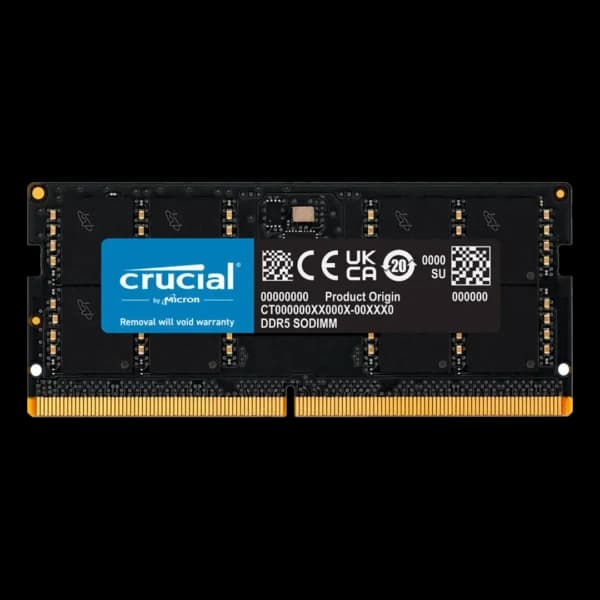 رم لپتاپ 8 گیگ ddr5 تک چنل با فرکانس 5600 پلمپ