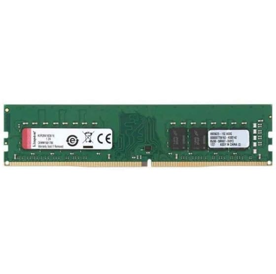 رم کامپیوتر کینگ استون 16 گیگ ddr4 دو چنل با فرکانس cl11 2666 کارکرده