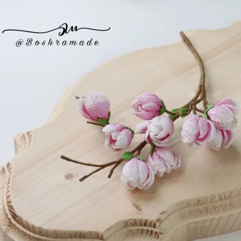 شاخه گل گلدانی مگلونیا کد8879 — تصویر ۵